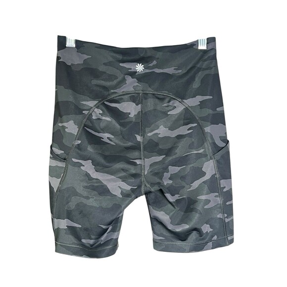 Athleta Ultimate Stash Shorts Black Gray Camo 7” Inseam Size S Women’s - Picture 6 of 7